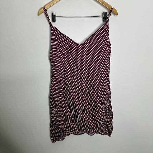 Zimmermann curacao Polka Dot Mini dress brown viscose slip women's 1 US 6 - Picture 8 of 10